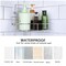 Bathroom Corner Two-Level Wall-Mounted Storage Shelf, Stainless Steel Without Drilling
